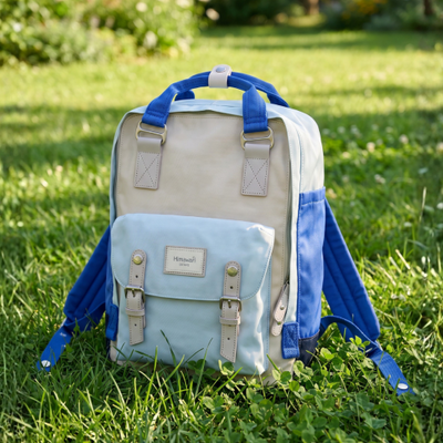 Bolso Himawari Multifuncional - beige/azul
